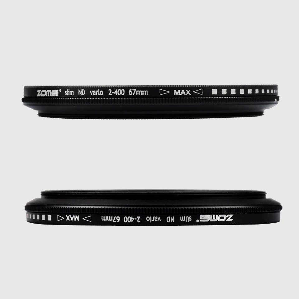 ZOMEI Glass Slim ND2 400 нейтральная плотность фейдер переменный ND фильтр Регулируемый для