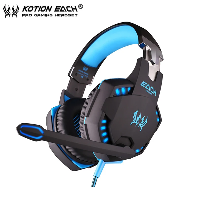 Компьютерные вибрирующие Игровые наушники Kotion EACH G2100 стерео бас шлем лучшие