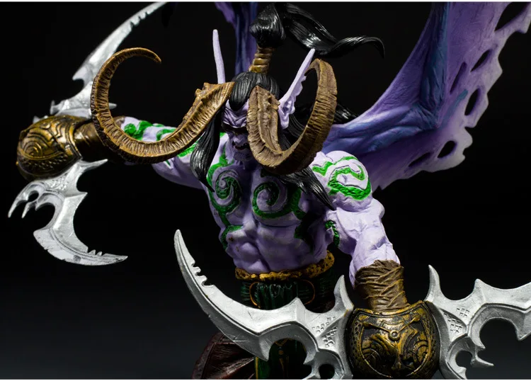 Ролевая игра Wow Популярный Ночной эльф Охотник на демонов illidan Stormrage ПВХ фигурка игрушки нет в