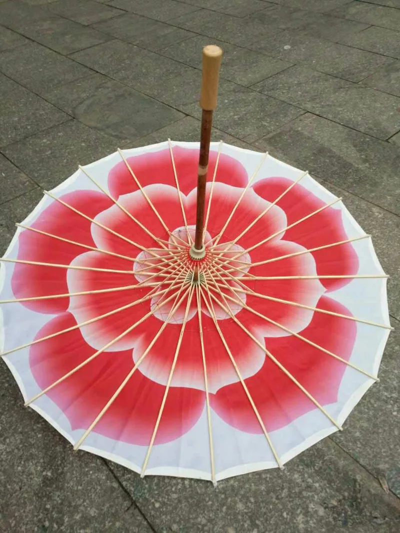 10 шт./лот 82 см диаметр Цветной Зонтик с цветком жасмина для танцевального