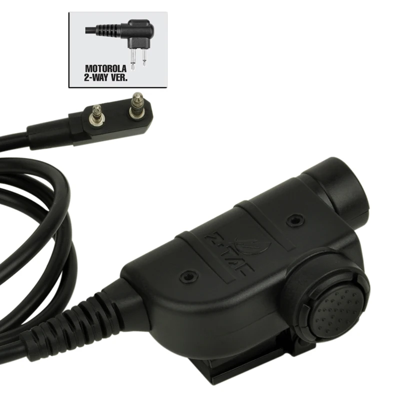 Motorola2 SINAIRSOFT Z-TAC Z 115 Z115 тактический U94 PTT Peltor адаптер для Motolora Talkabout/2-way/Kenwood/ICOM/Yaesu/Midland Airsoft - Цвет: Motorola2