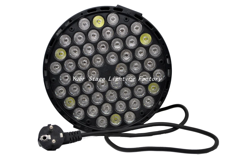 Сценическое освещение 8 шт./лот 54x3 Вт RGBW светодиодные Банки DMX512 с управлением