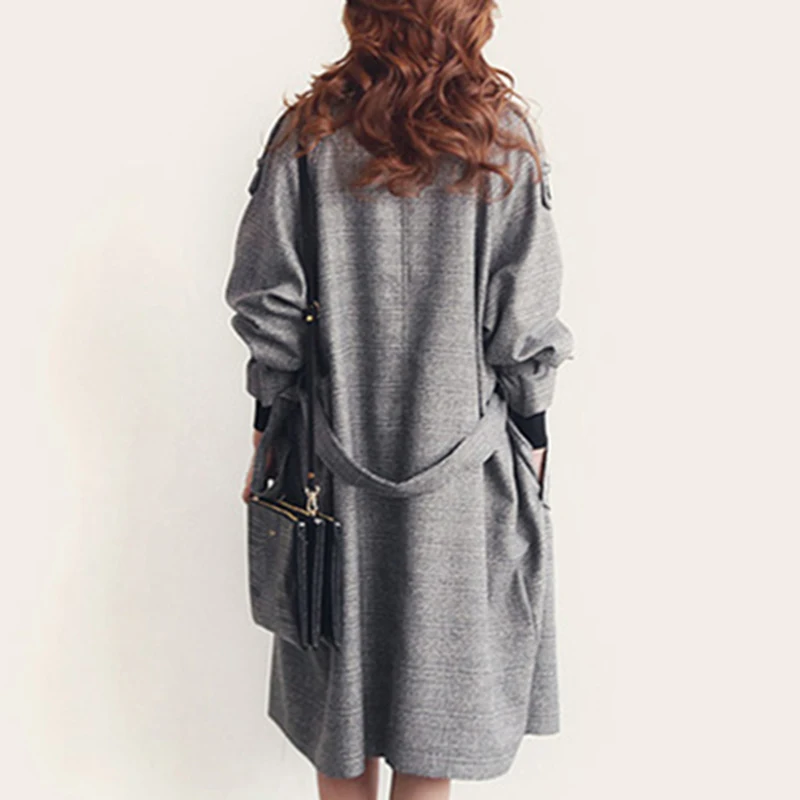 Высококачественная новая зимняя однотонная длинная Повседневная Женская