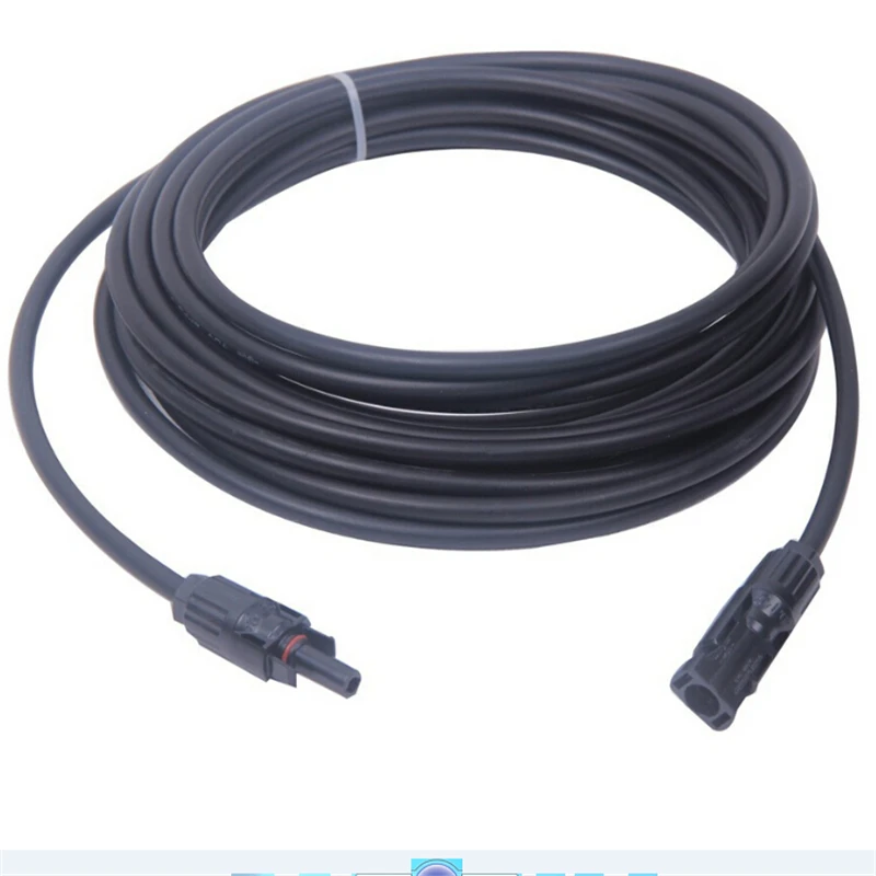10 шт./лот 4mm2 (12AWG) Расширенный 4 м MC-4 PV кабель-удлинитель для панели солнечных