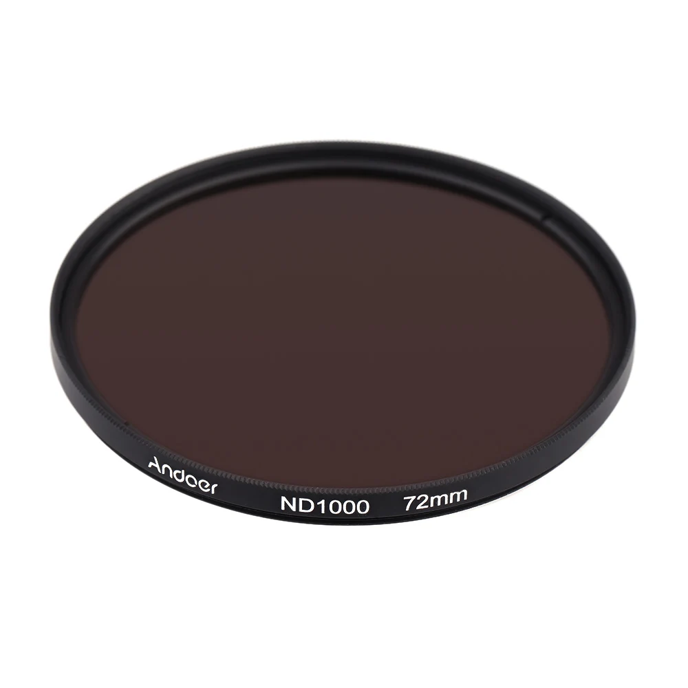 

Andoer Camera Accessories ND Filter 72mm ND1000 10 Stop Fader Neutral Density Filter for Nikon Canon DSLR Camera