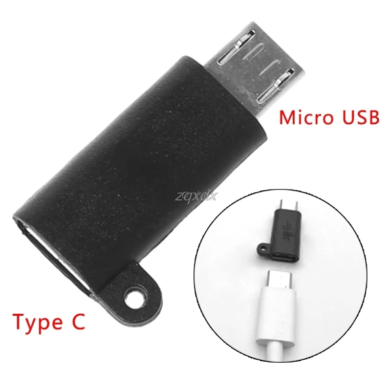Micro USB 2 0 Тип B папа к 3 1 C Женский адаптер для зарядки данных м Прямая