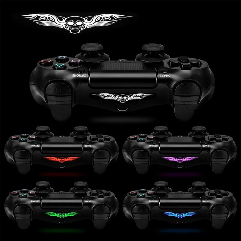 Ничего себе! 160 Образцов! свет Бар Этикета Наклейки для PS4 Playstation 4 Регулятор Игры