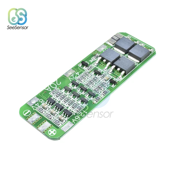 1S 2.5A 2S 3A 3S 20A 4S 30A 5S 15A литий-ионный аккумулятор 18650 зарядное устройство PCB плата защиты BMS дрель мотор Lipo ячейка модуль - Цвет: 3S 20A 12.6V