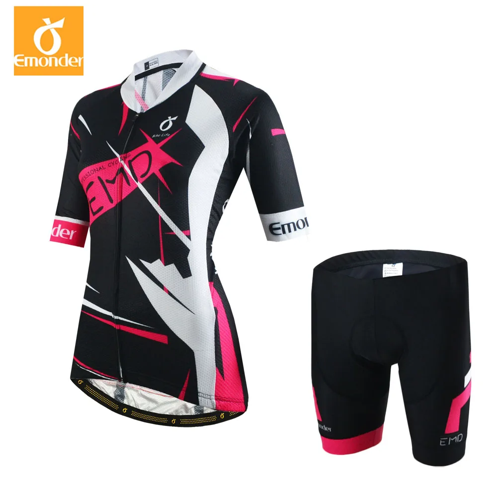 Женский комплект одежды для велоспорта из дышащего Джерси высокого качества