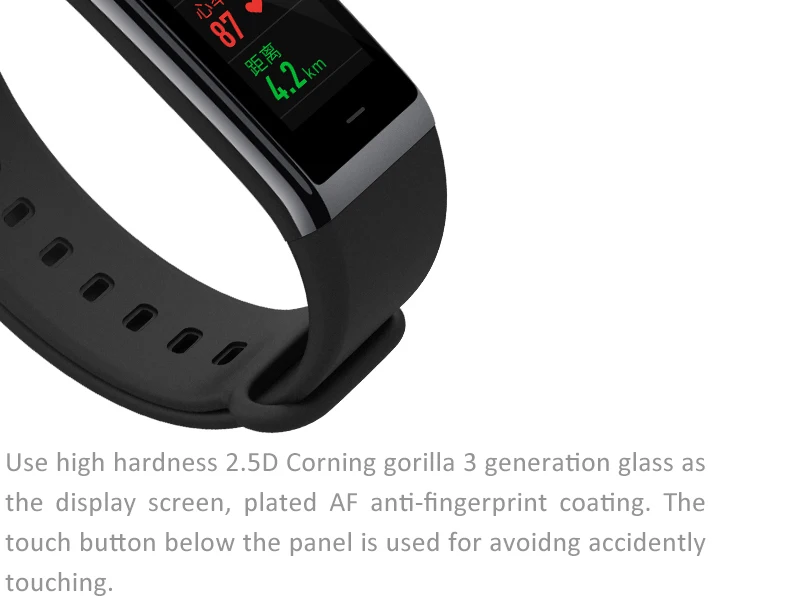Умный Браслет Huami Amazfit Cor с английской версией 5ATM, водонепроницаемый, 2.5D, цветной, ips экран, трекер сердечного ритма BT для Android и IOS