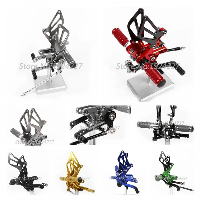 CNC Rearsets подножки для Suzuki GSXR1000 2000-2004 мотоцикл подножек заднего тормоза