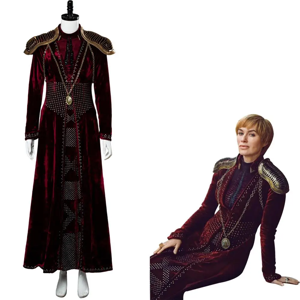 Костюм для косплея Cersei Lannister платье Хэллоуин карнавальные костюмы|Костюмы из