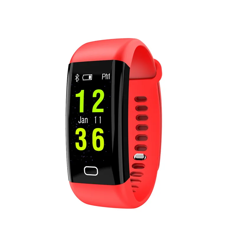 F07 OLED Цвет экран Bluetooth Smart Браслет IP68 Водонепроницаемый Плавание монитор