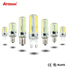 Диммирусветодиодный светодиодная мини-лампа-кукуруза G4 G8 G9 E11 E12 E14 E17, светодиодная Диодная люстра-прожектор с высоким световым потоком без мерцания 3000K 6000K