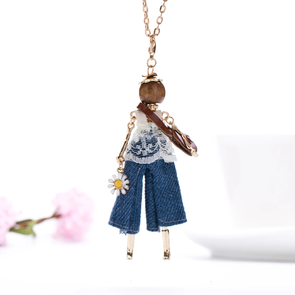 Новинка 2018 Кукольное ожерелье с кулоном в европейском и американском стиле