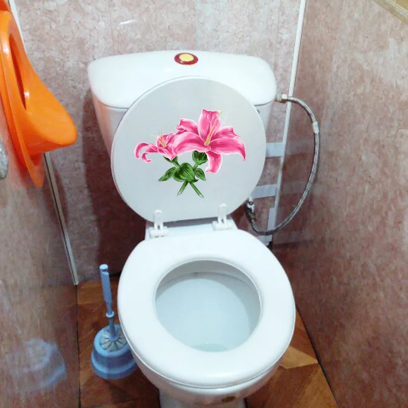 ZTTZDY 21 5*17 3 см красная лилия цветок мультфильм настенные художественные Декорации