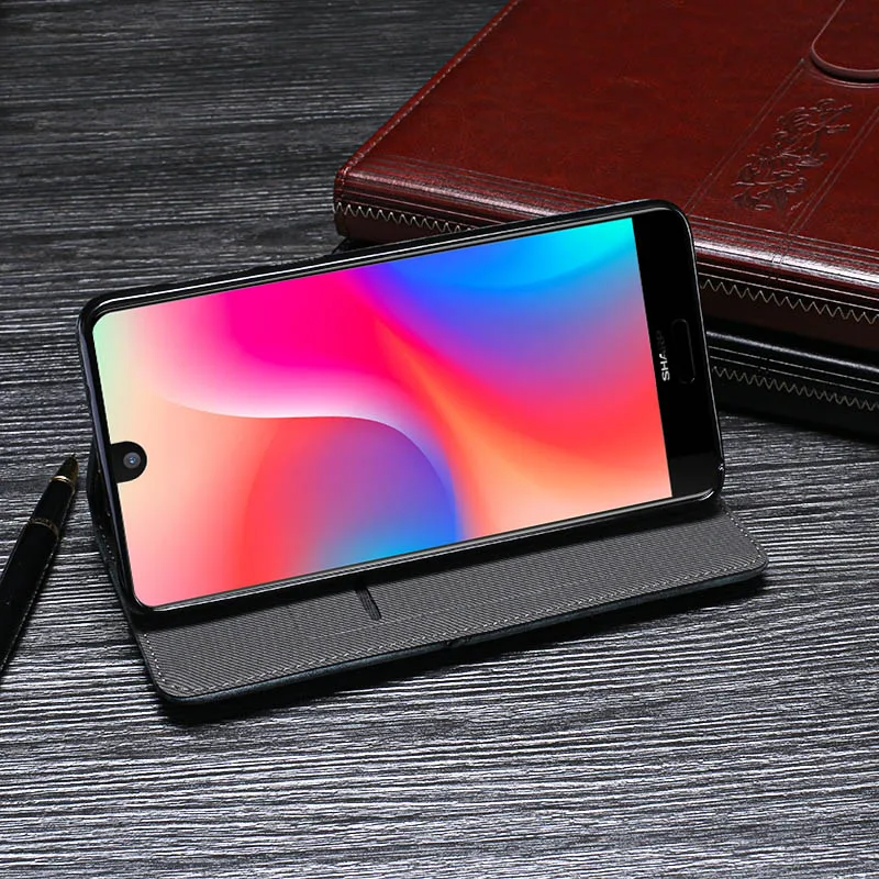 Чехол для Sharp Aquos S3 мини Высококачественная крышка Ретро Флип раскладный кожаный
