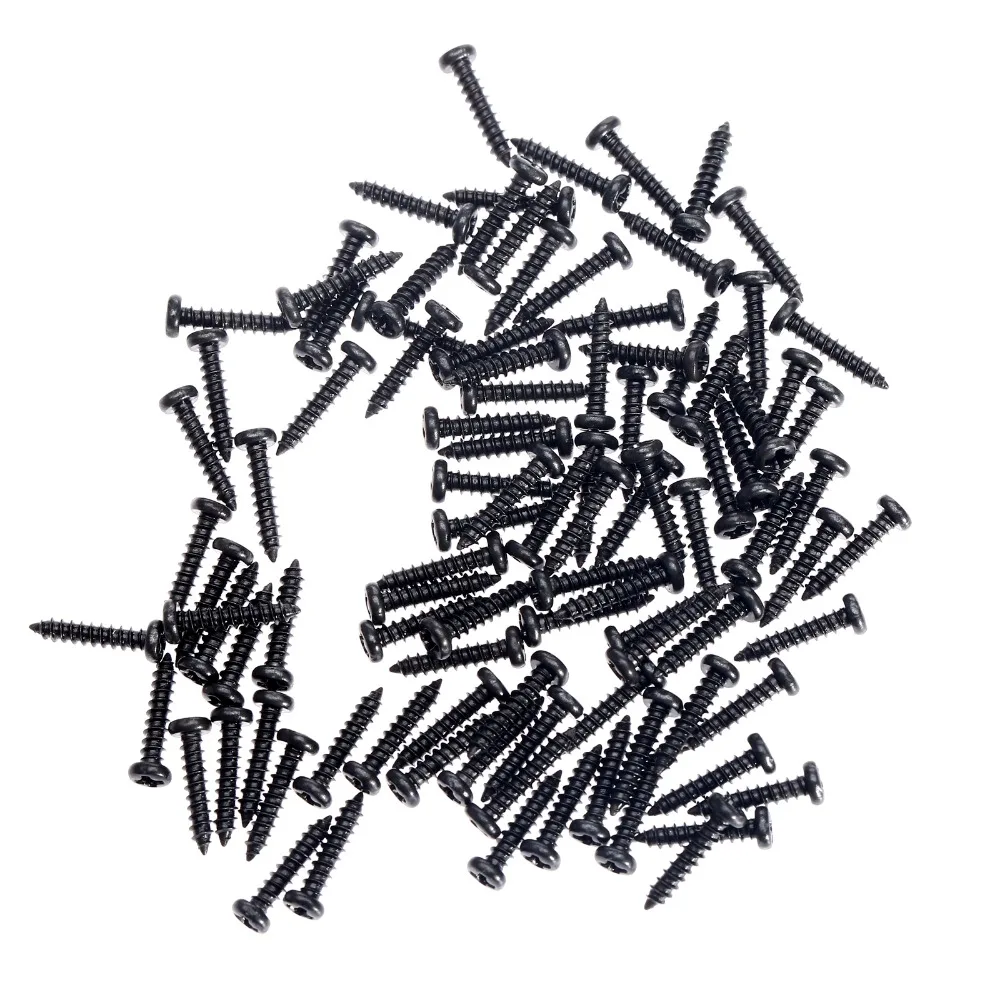 100 шт. M2x10mm Кепки болты с крестообразной головкой шурупы для деревянная шкатулка