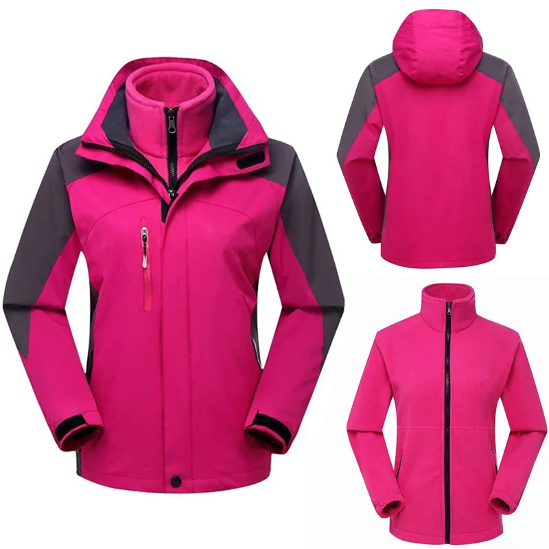 RAY GRACE/осенне-зимняя мужская куртка для пеших прогулок теплая 3в1 улицы женщин