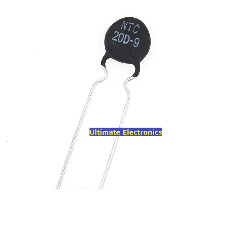 

100pcs Thermistor NTC20D-9 20D-9 20D9 9MM Diameter Negative Temperature coefficient