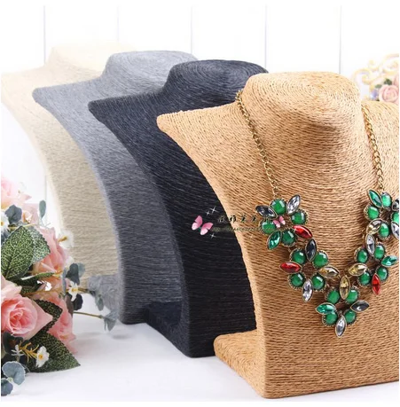 Бесплатная доставка Высокое качество ожерелье стоячий бюст дисплей ювелирные