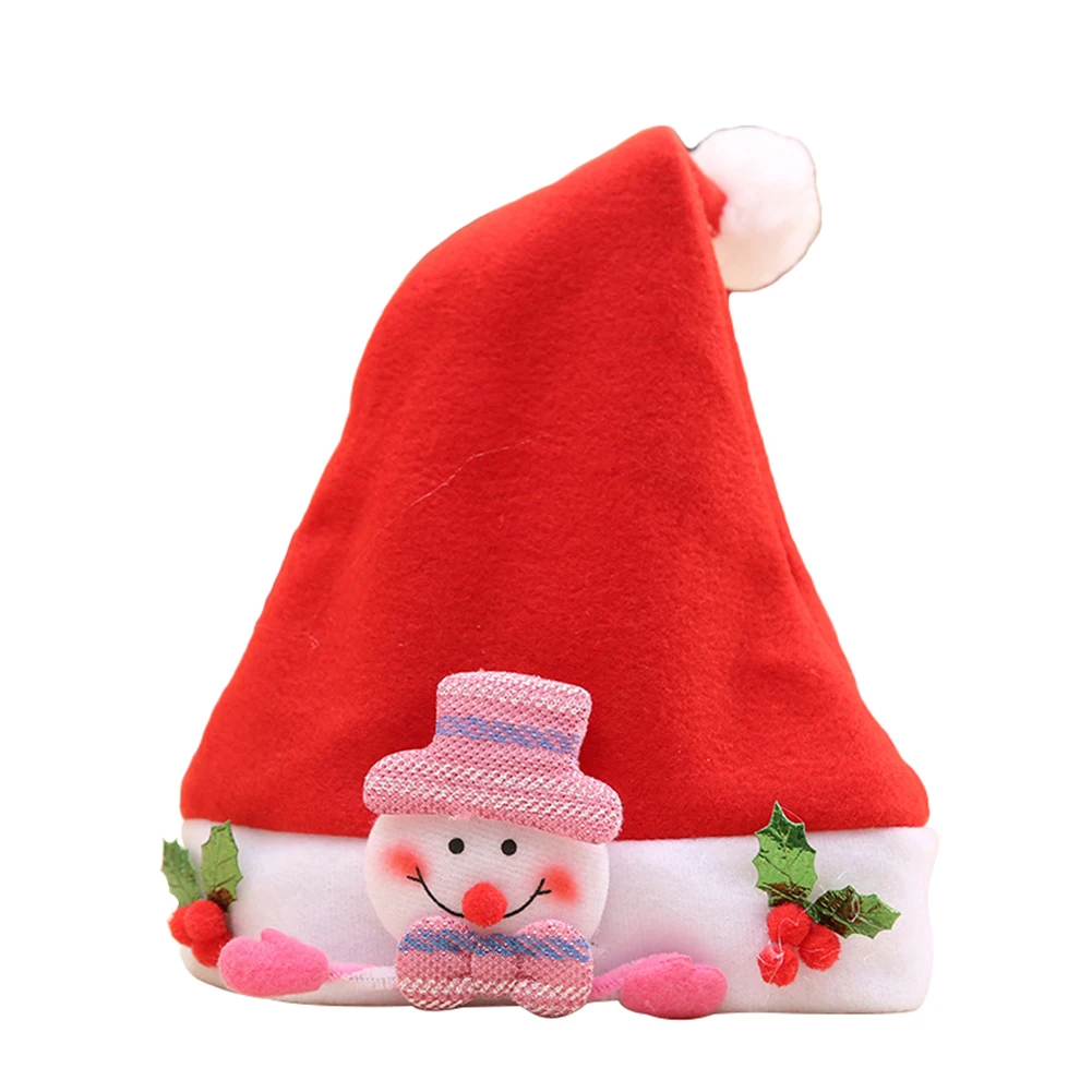Прекрасный Рождественский Снеговик Лось Санта Клаус медведь шляпа Дети