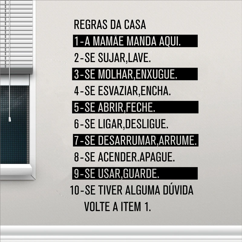 Креативное украшение для дома настенные Переводные картинки на португальский