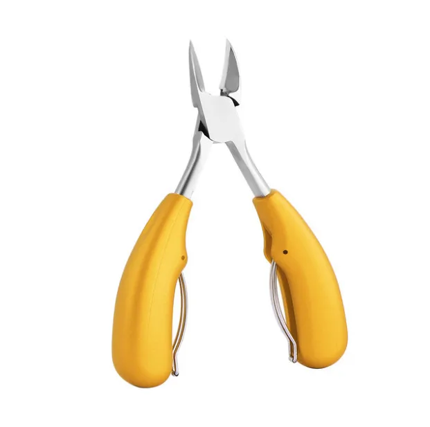 yellow 1 шт. инструмент для маникюра и педикюра из нержавеющей стали точные кусачки для ногтей резак Кусачки триммер для толстых вросших ногтей Ножницы - Цвет: yellow