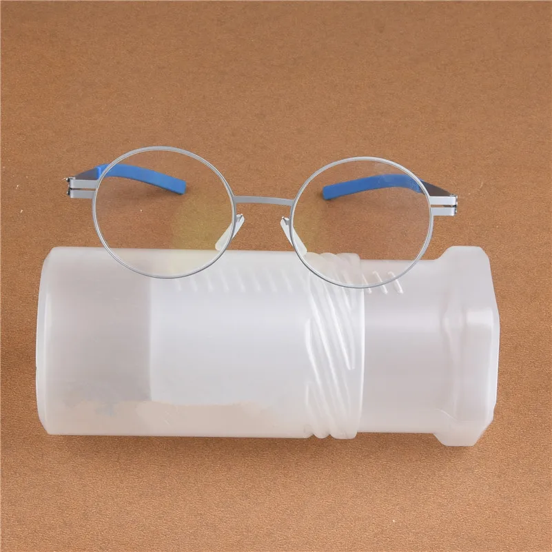 Оправа для очков без винтов мужчин и женщин винтажная оптическая ретро оправа