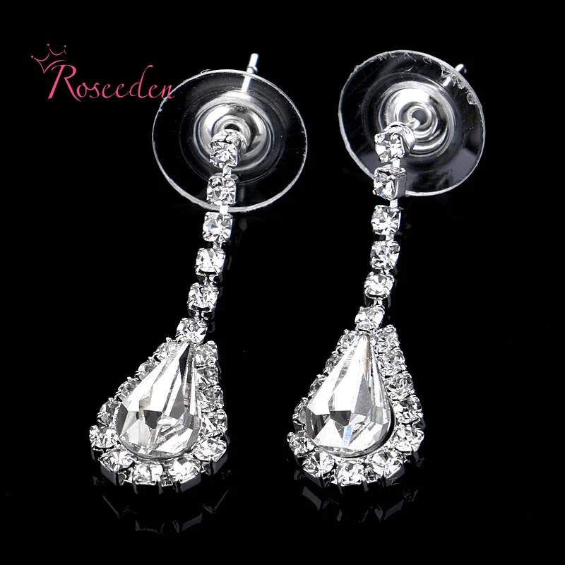 Лидер продаж дешевый женский модный Свадебный комплект ювелирных изделий