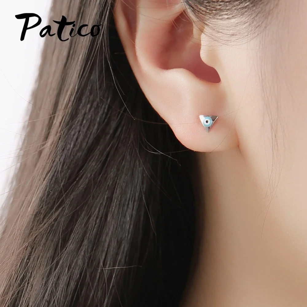 New Design 925 Sterling Silver Gold Flower Small Earrings Star Stud Wedding For Women Korean Earings Fashion Jewelry | Украшения и