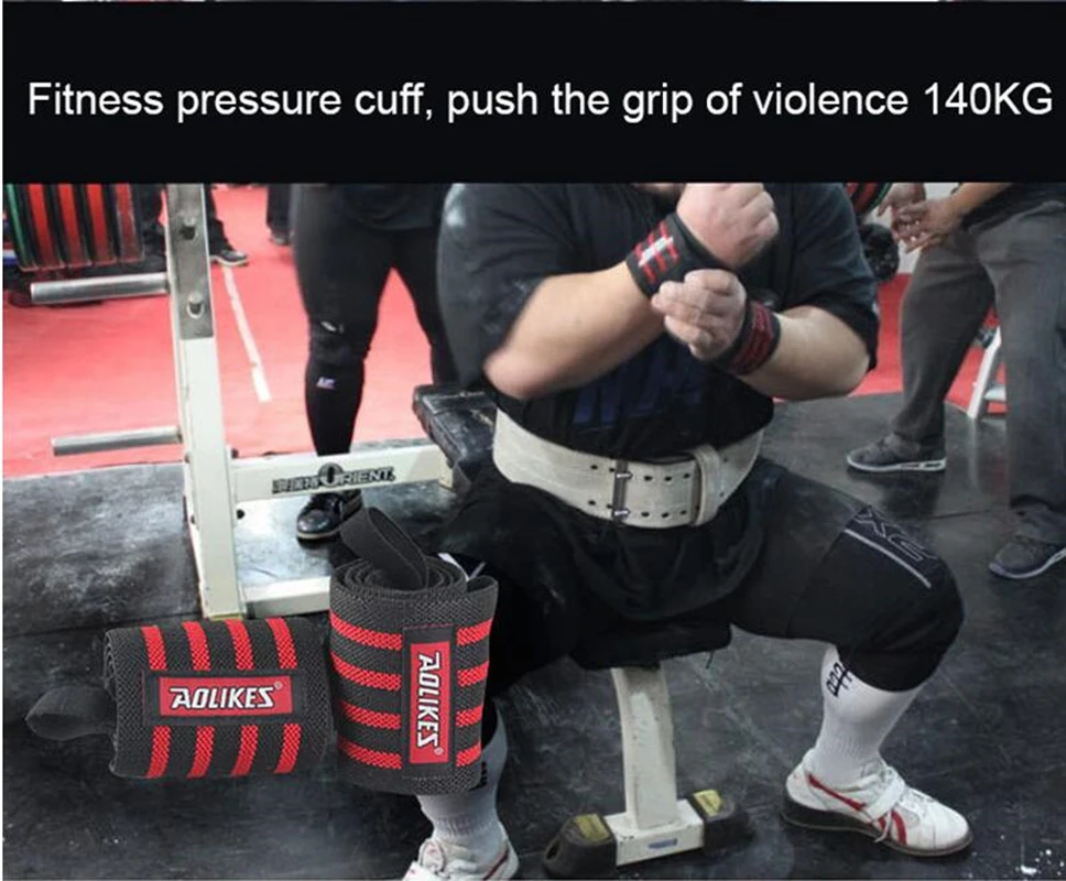 Прямая поставка 2 шт. спортивные повязки на запястье ремешок для поддержки