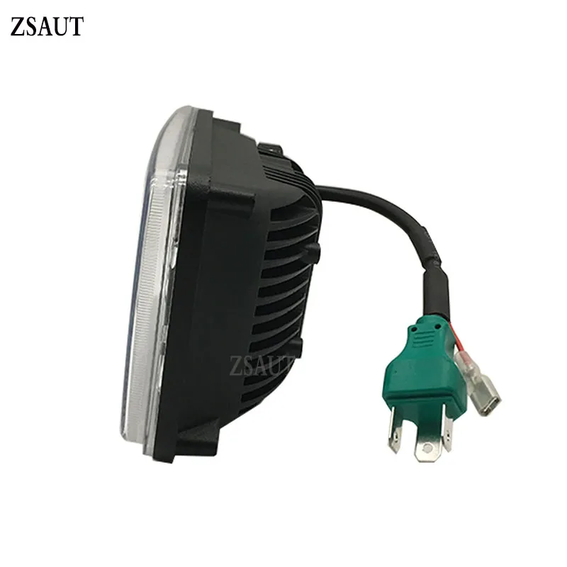 Комплект из 2 предметов 4x6 светодиодный фары дальнего света H4 hid сменный H4651 H4652 H4656