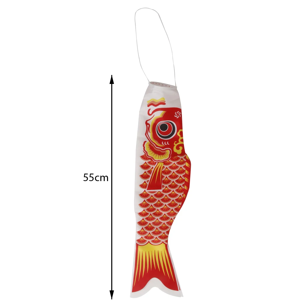 4x японские ветряные носки для ловли карпа флагнобори Sailfish Fish Wind Streamer 55 см (22 '')