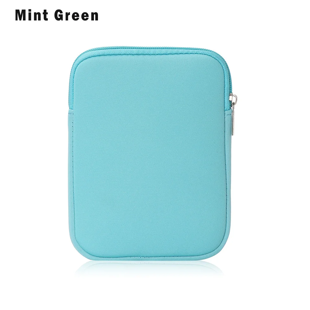 Mint Green Модные мягкие электронные книги Reader рукав чехол Обложка сумка для Amazon Kindle Paperwhite 1/2/3/4 чтения электронных книг 1/2 - Цвет: Mint Green