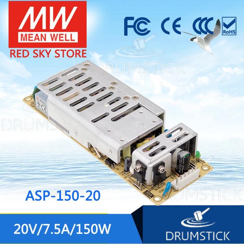 

Steady MEAN WELL ASP-150-20 20V 7.5A meanwell ASP-150 20V 150W Single Output with PFC Function