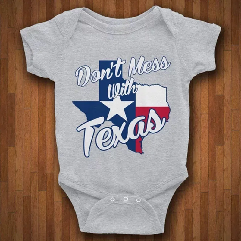 YSCULBUTOL Texas Flag патриотический Детский боди не связывается с подарок новорожденному