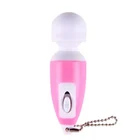 Мини-Массажная палочка для снятия стресса, электронный брелок-кольцо, массажер для всего тела с кнопкой (случайный цвет) 88 УЦИ