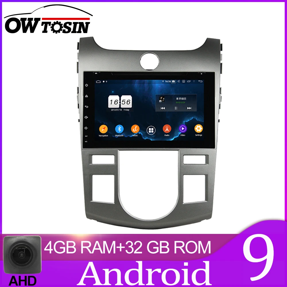 Owtosin автомобиль радио мультимедиа видео плеер навигации GPS Android 9 0 для кіа CERATO