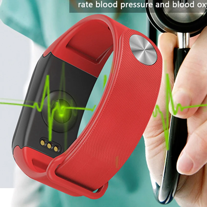 Избыточный ветер F1 смарт-Браслет фитнес-трекер пульсометр кровяное давление