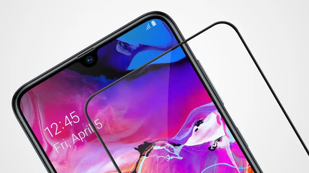 Nillkin CP + Pro 2.5D полное покрытие Закаленное стекло пленка для Samsung Galaxy A70