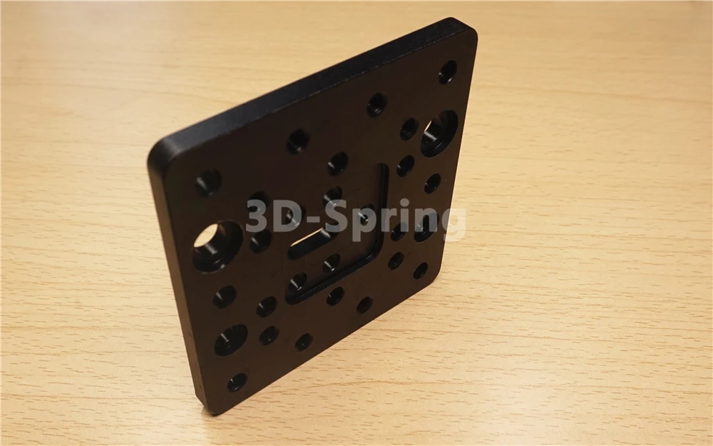 1Pcs C-Beam Gantry Plate For Openbuilds Aluminum CNC 77.15x77.15x6 77.15*77.15*6 mm Sandblasting oxidation 3D Printer | Компьютеры и