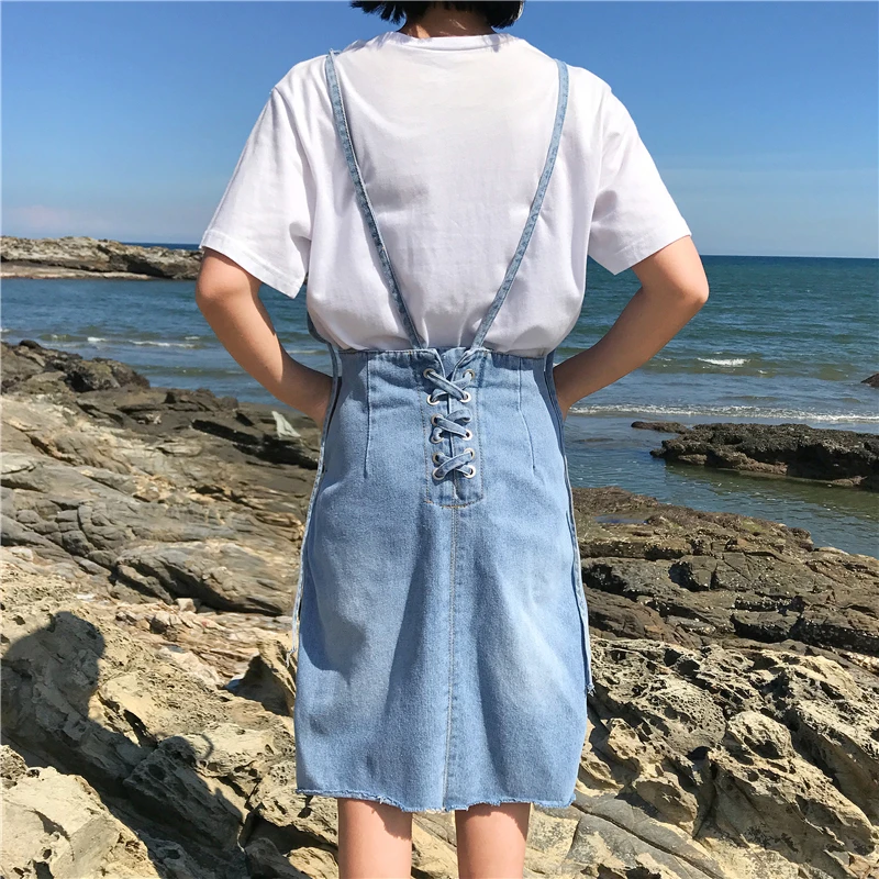 Пляжная летняя футболка 2018 повседневная одежда туника элегантный джинсовый