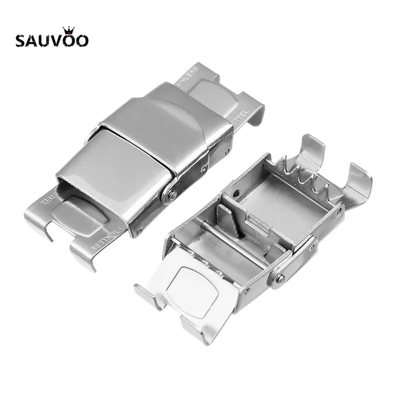 5 шт./лот высококачественные Серебристые застежки из нержавеющей стали с плоским