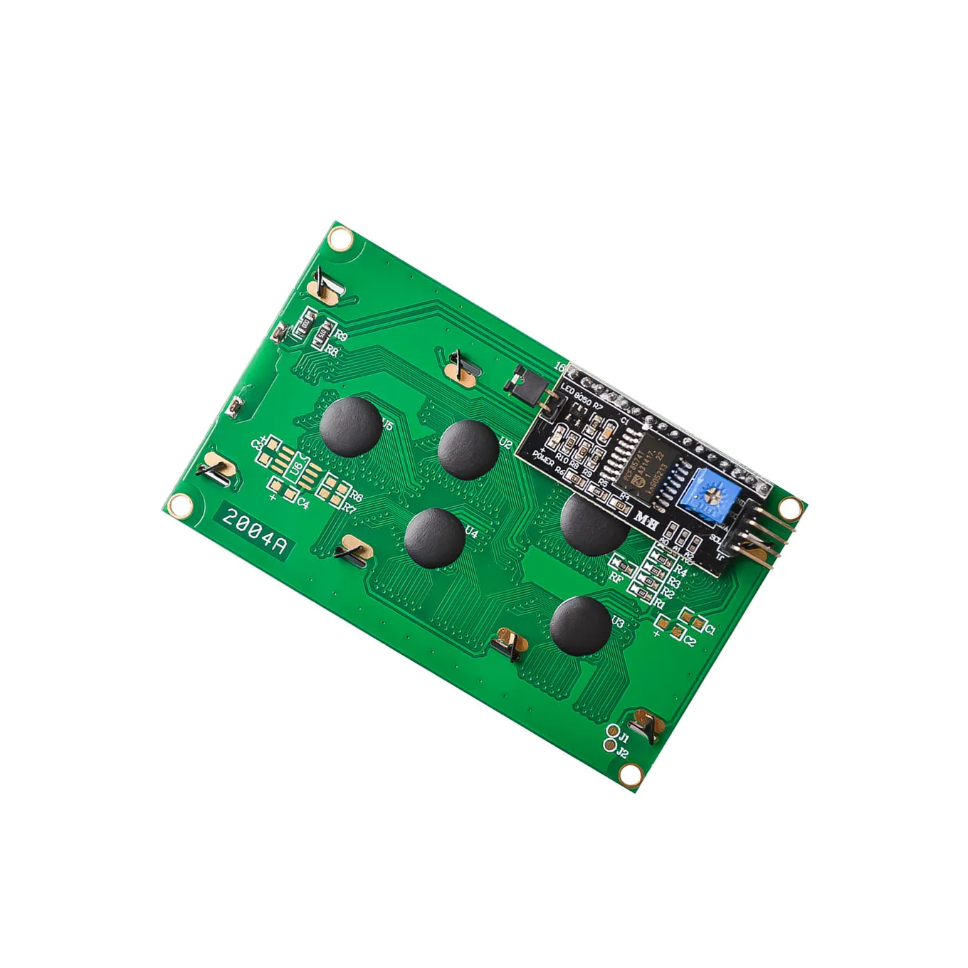 [Простая Кнопка] ЖК дисплей 2004 + I2C 20x4A синий экран HD44780 для arduino символьный дисплей/w