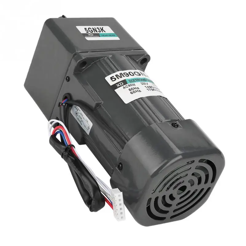 AC 220 dc-двигатель, напряжение 90 Ватт, 5M90GN-C Шестерни постоянного тока мотор-редуктор переменного тока мотор с заглушкой по часовой стрелке против двигатель CCW с Шестерни коробка регулятора