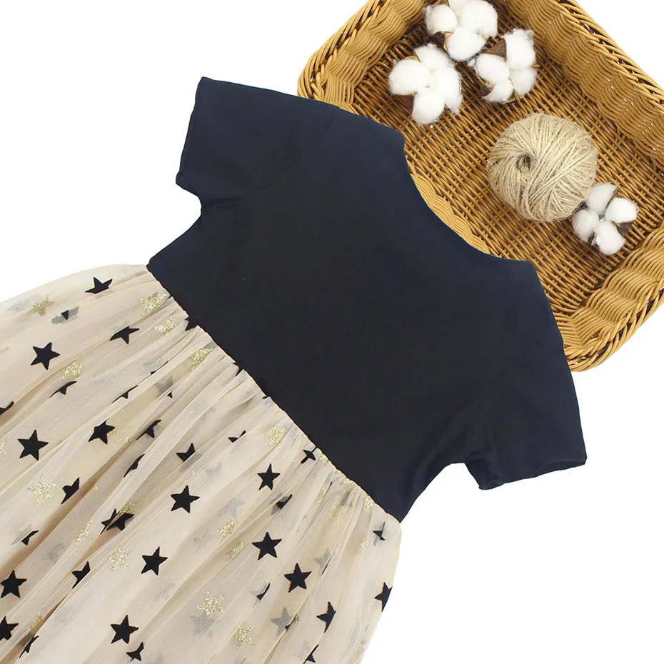 Kids Summer Dresses For Girls Dot Pattern Mesh Dress Girl Cute Style Children Party Teenage Clothes 6 8 10 12 |