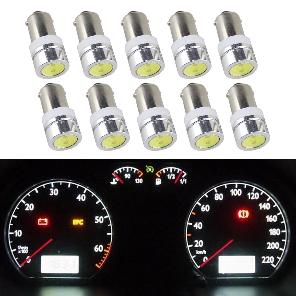 10 шт. лидер продаж BA9S 434 T4W 1 Вт COB LED Автомобильный интерьер освещение для чтения