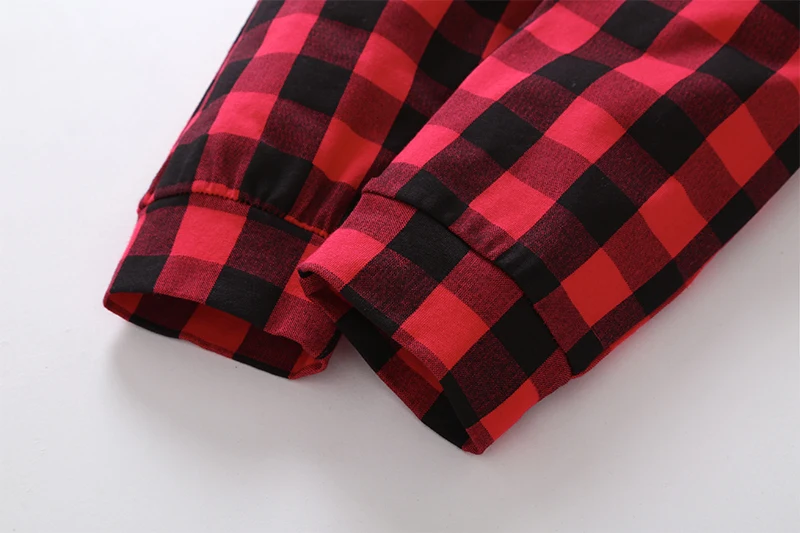 2Pcs Spring Autumn Casual Toddler Boy Sets Grey Letter Long Sleeve Cotton T-shirt+Red Plaid Pants Baby Clothes V20 |