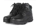 Мужские ботинки Delta Swat, черные армейские ботинки со стальным носком, с низким верхом